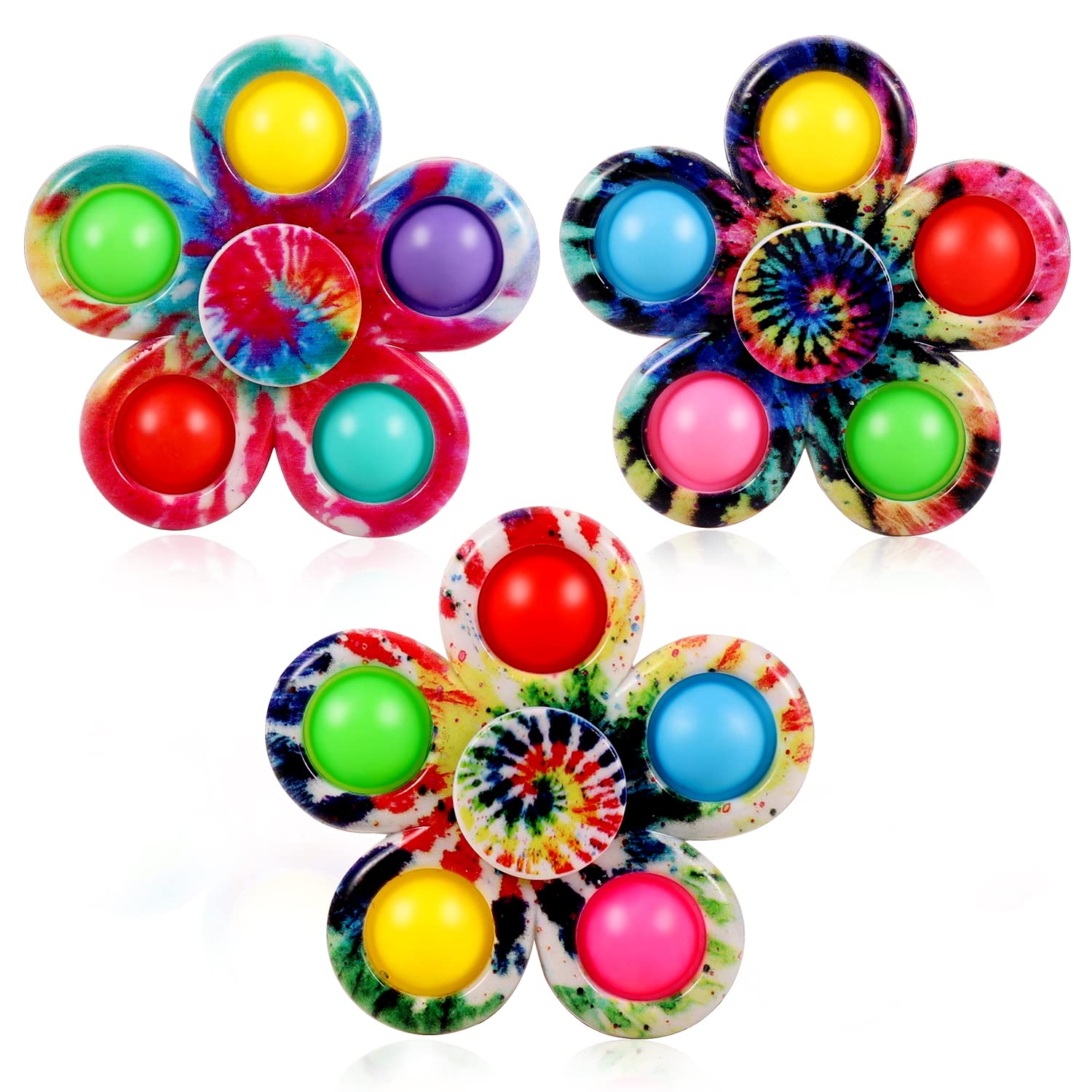 Amazon | Koeplay ハンドスピナー プッシュポップ付き スクイーズ玩具